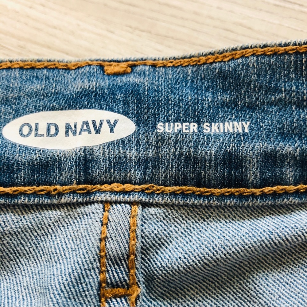 🆕Old Navy Super Skinny Jeans Mid-Rise - Picture 7 of 8